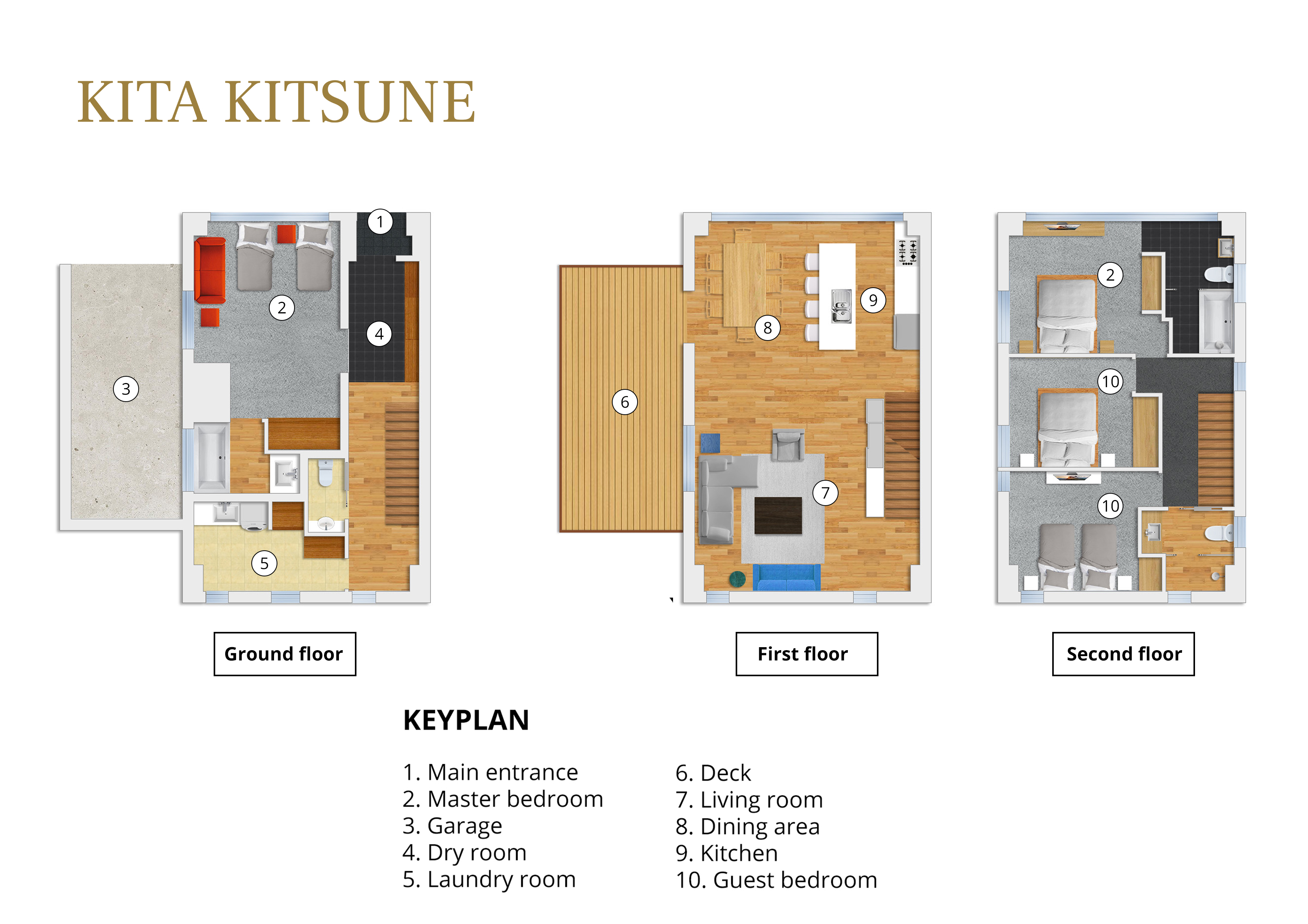 Kita Kitsune - Floorplan